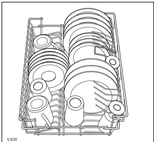 JUNO JSI1341W - Utilisation du panier supérieur - 2
