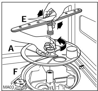 JUNO JSI1341W - Nettoyage du grand filtré (Régulièrement) - 1