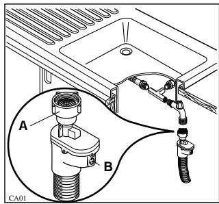 JUNO JSI1341W - Raccordement d'eau - 1