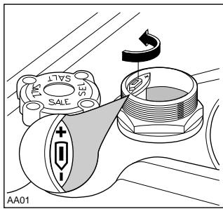 JUNO JSI1341W - Niveau 3 et 5 (Réglage de l'adoucisseur) - 1