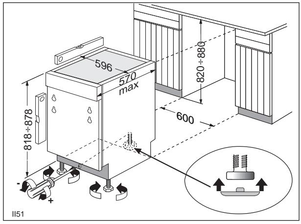 JUNO JSI5462B - Pour ajuster la hauteur procedede comme suit: - 1
