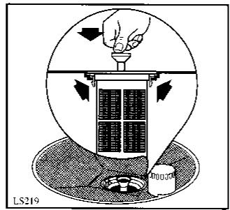 JUNO SSI0360S - Nettoyage des filtrres centraux (Après chaque lavage) - 2