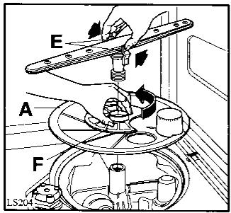JUNO SSI0360S - Nettoyage du grand filtré (Une fois par mois) - 1