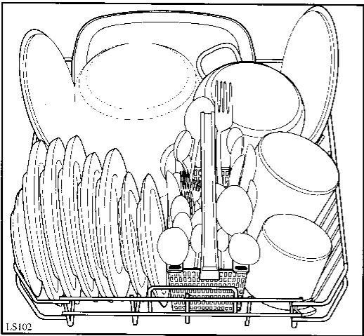 JUNO SSI0360W - Utilisation du panier inférieur - 2