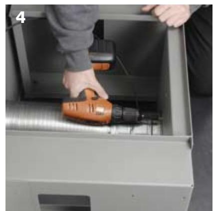 STUV 21-65H - Placement de l'arrivée d'air de combustion (en option). - 4