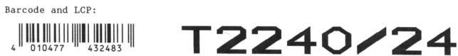 TALLYGENICOM T2340-9 - - End of Demo Page - 7