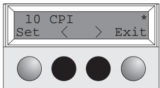 TALLYGENICOM T2340-9 - Setting the character pitch - 5