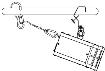 BEGLEC MAGIC LED II - OPHANGEN VAN HET APPARAAT - 1