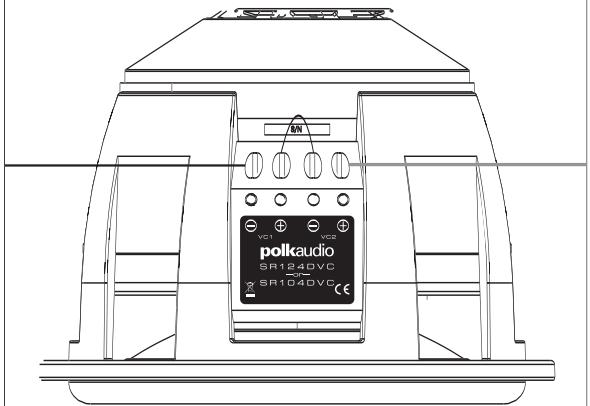 POLK AUDIO SR104DVC - SINGLE VOICE COIL SUBWOOFERS - 8