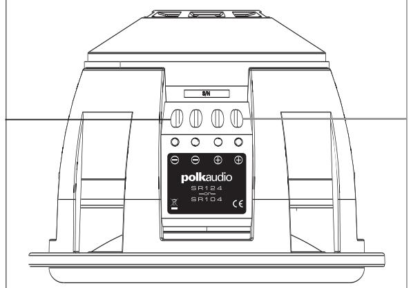 POLK AUDIO SR124DVC - VERDRAHTUNG FÜR SR104/124-SUBWOOFER MIT EINER SCHWINGSPULE - 3