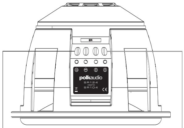 POLK AUDIO SR124DVC - CABEAMENTO DE SUBWOOFERS SR104/124 COM BOBINA MOVEL SIMPLES - 2