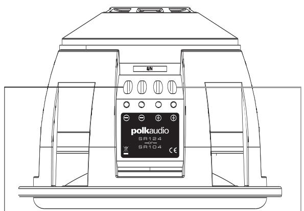 POLK AUDIO SR124DVC - VERDRAHTUNG FÜR SR104/124-SUBWOOFER MIT EINER SCHWINGSPULE - 2