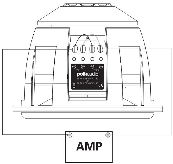 POLK AUDIO SR124DVC - CABLEADO DE LOS SUBWOOFERS SR104 Y SR124DVC DE DOS BOBINAS DE VOZ - 1
