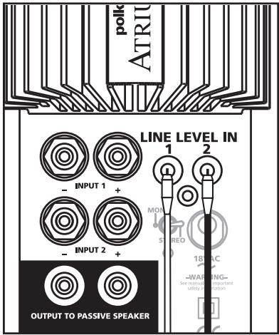 POLK AUDIO ATRIUM 45P - RéGLAGE MONO/STÉRÉO - 3