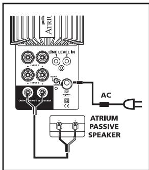 POLK AUDIO ATRIUM 45P - Cette paire d'enceintes Atrium est livrée dans une seule boite contenant les objets suivants: - 6