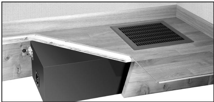 POLK AUDIO CSW155 - Instalacao no piso/teto - 1