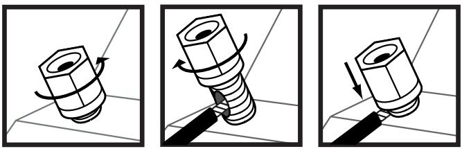 POLK AUDIO DSW MICROPRO 2000 - Making Binding Post/Speaker Wire Connections - 1