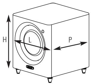 POLK AUDIO DSW MICROPRO 2000 - Pieds Régibles - 1
