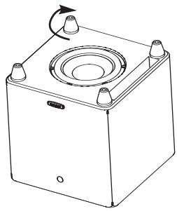 POLK AUDIO DSW PRO 400 - Pés/Espigôes Para Pisos Acarpetados - 1