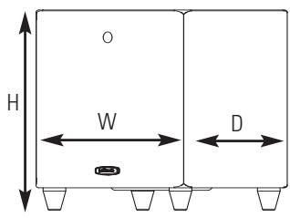 POLK AUDIO DSW PRO 400 - Instrucciones paraponer el subwoofer en un armario: - 1