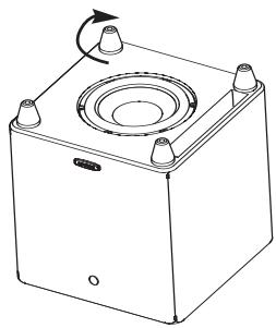 POLK AUDIO DSW PRO 400 - Feet/Carpet Spikes - 1