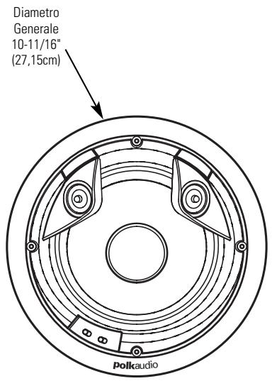 POLK AUDIO LC80FX - DIMENSIONI FISICHE - 1