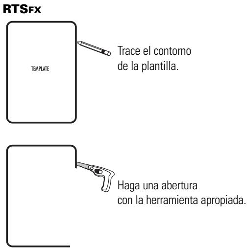 POLK AUDIO LCI-RTS-C - Instalación del sistemas de montaje Stud-Lock Mounting System - 1