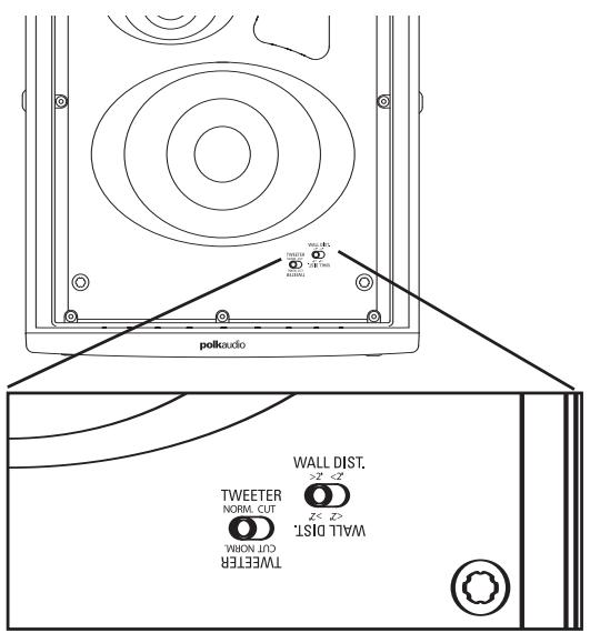 POLK AUDIO LCI-RTS105 - Selector de distancia a la pared - 1