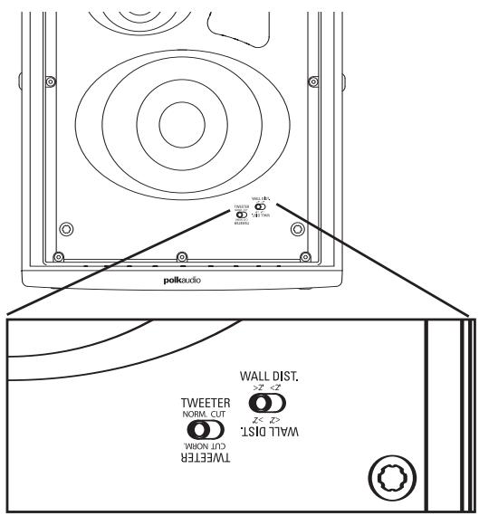 POLK AUDIO LCI-RTS105 - Wall Distance Toggle - 1
