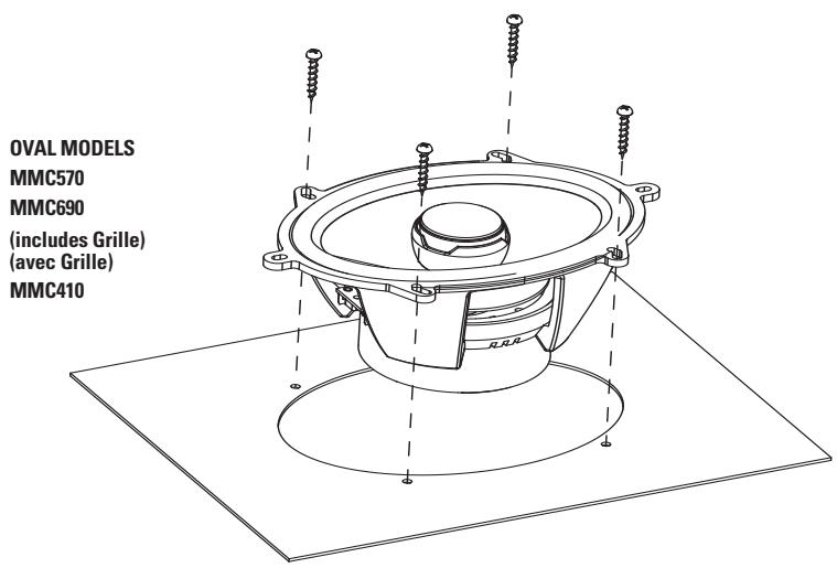 POLK AUDIO MMC525 - Les haut-parleurs et subwoofoers Polk Audio sont capables de générer des niveaux de pression sonores extrémement élevés pouvant causer des dommages auditifs graves ou permanents. Polk Audio Inc. ne peut être tenue responsable de perte d'ouie, de blessure ou de dommages matérielles causés par l'usage abusif de ses produits. - 1