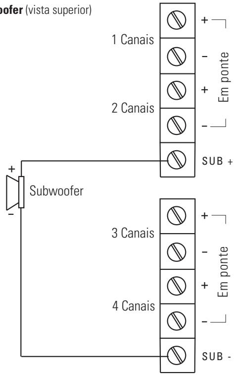 POLK AUDIO PA200.4 - FIGURA 4—ESQUEMAS DE FIAÇÃO DOS ALTO-FALANTES (PA1100.5) - 1