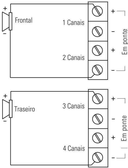 POLK AUDIO PA200.4 - FIGURA 4—ESQUEMAS DE FIAÇÃO DOS ALTO-FALANTES (PA1100.5) - 2