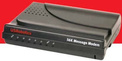 US ROBOTICS 5668D - MODEL 5668D 56K*MESSAGE MODEM - 1