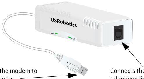US ROBOTICS 56K USB MODEM - Francais 11 - 1