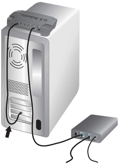 US ROBOTICS BROADBAND ROUTER - Step 2: Connect the router to your computer and power supply. - 1