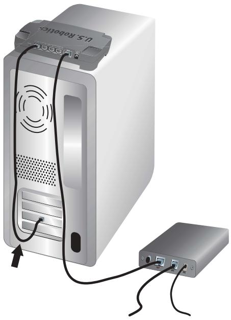 US ROBOTICS BROADBAND ROUTER - Krok 2: Podlączenia routera do komputera i zasilacza. - 1