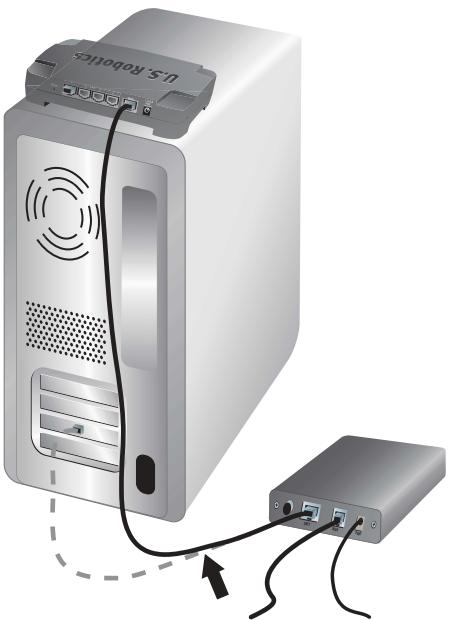 US ROBOTICS BROADBAND ROUTER - Fase 1. Collegare il modem al router. - 1
