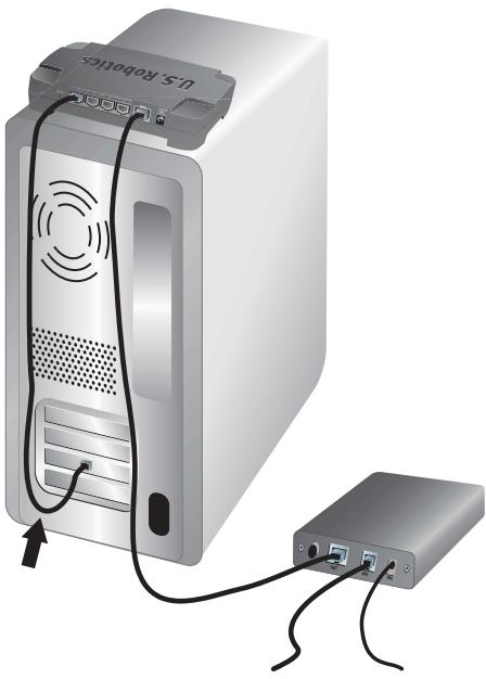 US ROBOTICS BROADBAND ROUTER - Krok 2: Pripoje router k počitači a napájecimu zdroji. - 1