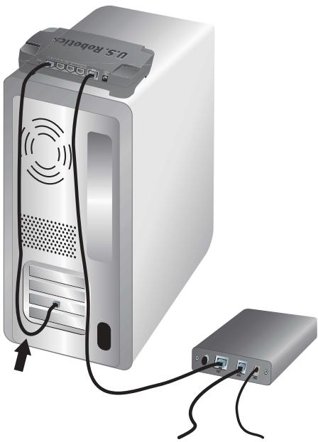 US ROBOTICS BROADBAND ROUTER - Adim 2: Router'bilgisayariniza ve guc kaynagina baglayin. - 1