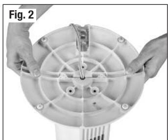 KAZ HY-013 - Securing the Tower Fan to the Base - 3