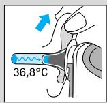 KAZ PRO 3000 - How to use Braun ThermoScan - 6