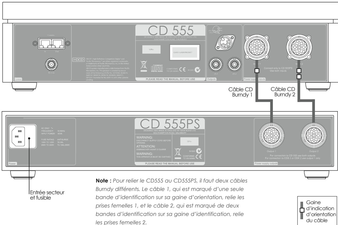 NAIM1 CDS3 - CD555 relié au CD555PS - 1