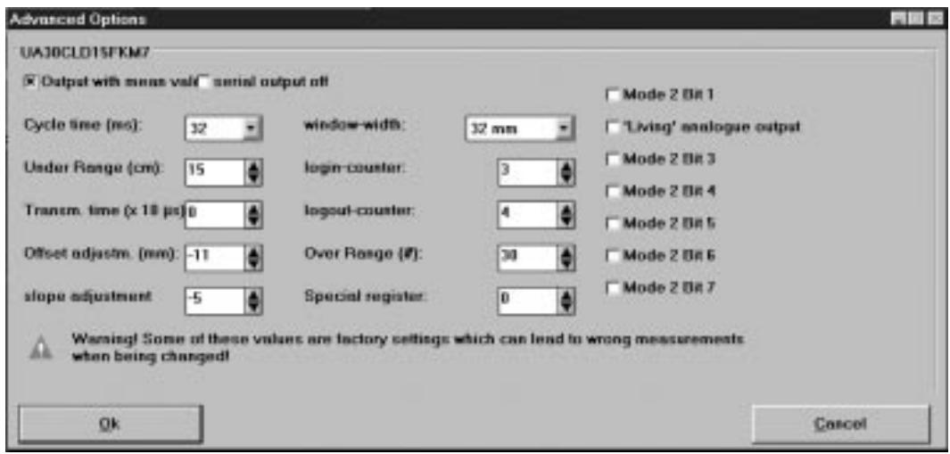 CARLO GAVAZZI UA 30 CLD - Opzioni avanzate - 1