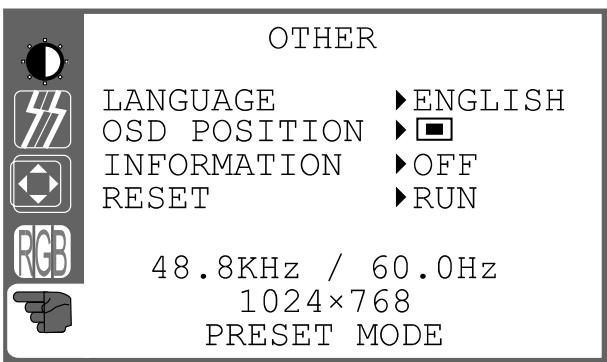 BELINEA 101555 - FONCTIONS DU MENU OSD - 1