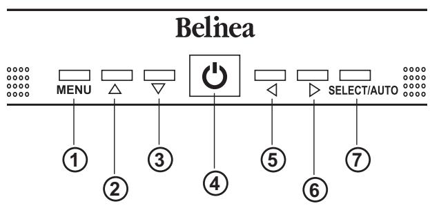 BELINEA 101910 - RéGLAGE DE L'IMAGE DANS LE MENU OSD - 1