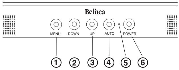 BELINEA 101911 - RéGLAGE DE L'IMAGE DANS LE MENU OSD - 1