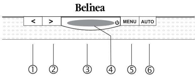 BELINEA 102035W - RéGLAGE DE L'IMAGE DANS LE MENU OSD - 1