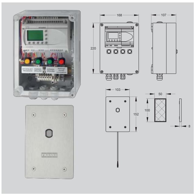 FRANKE AQUA  - BROCHURE - PROTRONIC A3000 open - Robinetterie pour urinoir à commande optoélectronique DIN 15, dans une construction combinée - 1