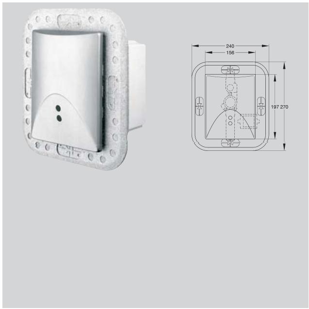 FRANKE AQUA  - BROCHURE - Robinetterie pour urinoir à commande optoelectronique avec alimentation par pile - 1