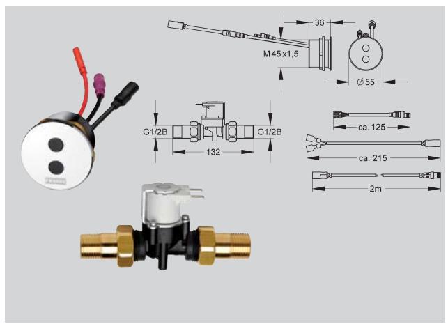 FRANKE AQUA  - BROCHURE - Mitigeur thermostatique individuel sous plan avec kit de raccordement - 1